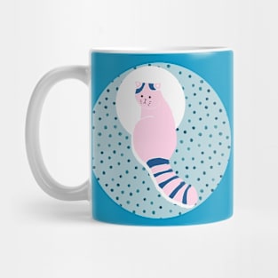 The Pet. Dotted Cat Mug